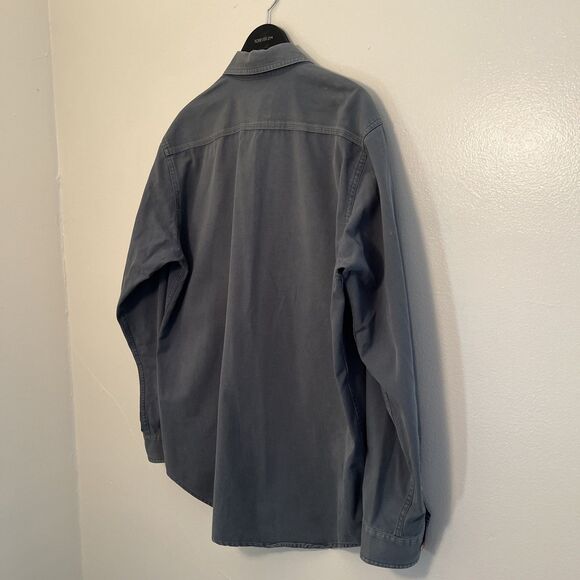 CABELAS Vintage 90s Gorpcore Cotton Canvas Embroidered Pheasant Long Sleeve- L - Picture 10 of 10